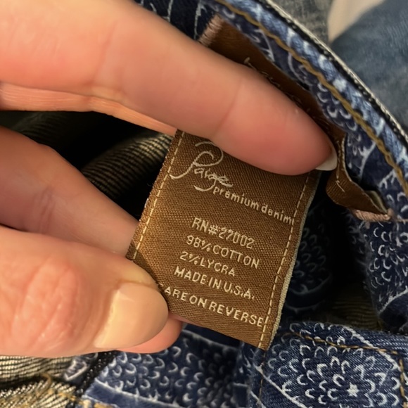 Paige Jeans Flair Leg Size 26 - Picture 8 of 9